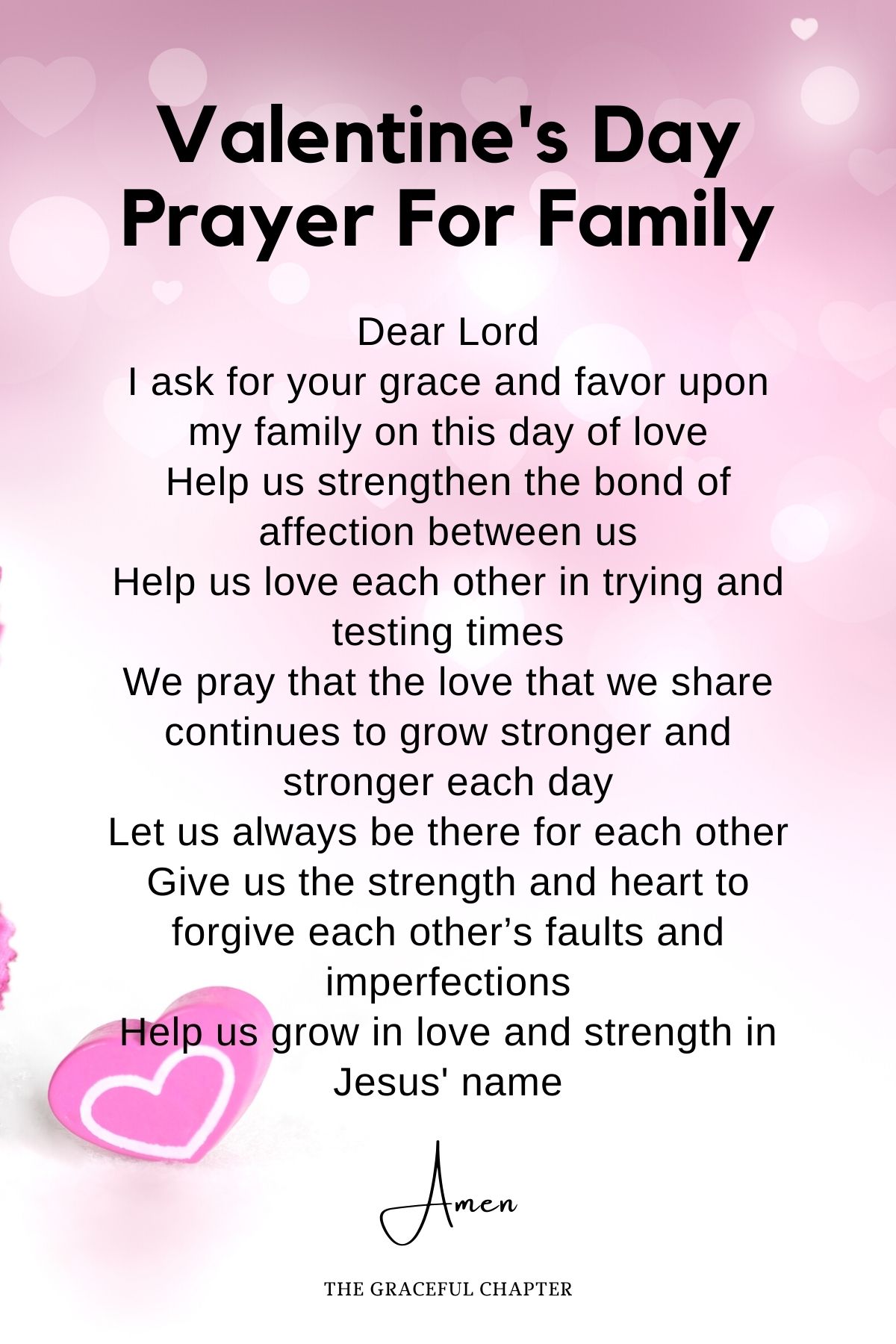 Valentine's day prayer for family