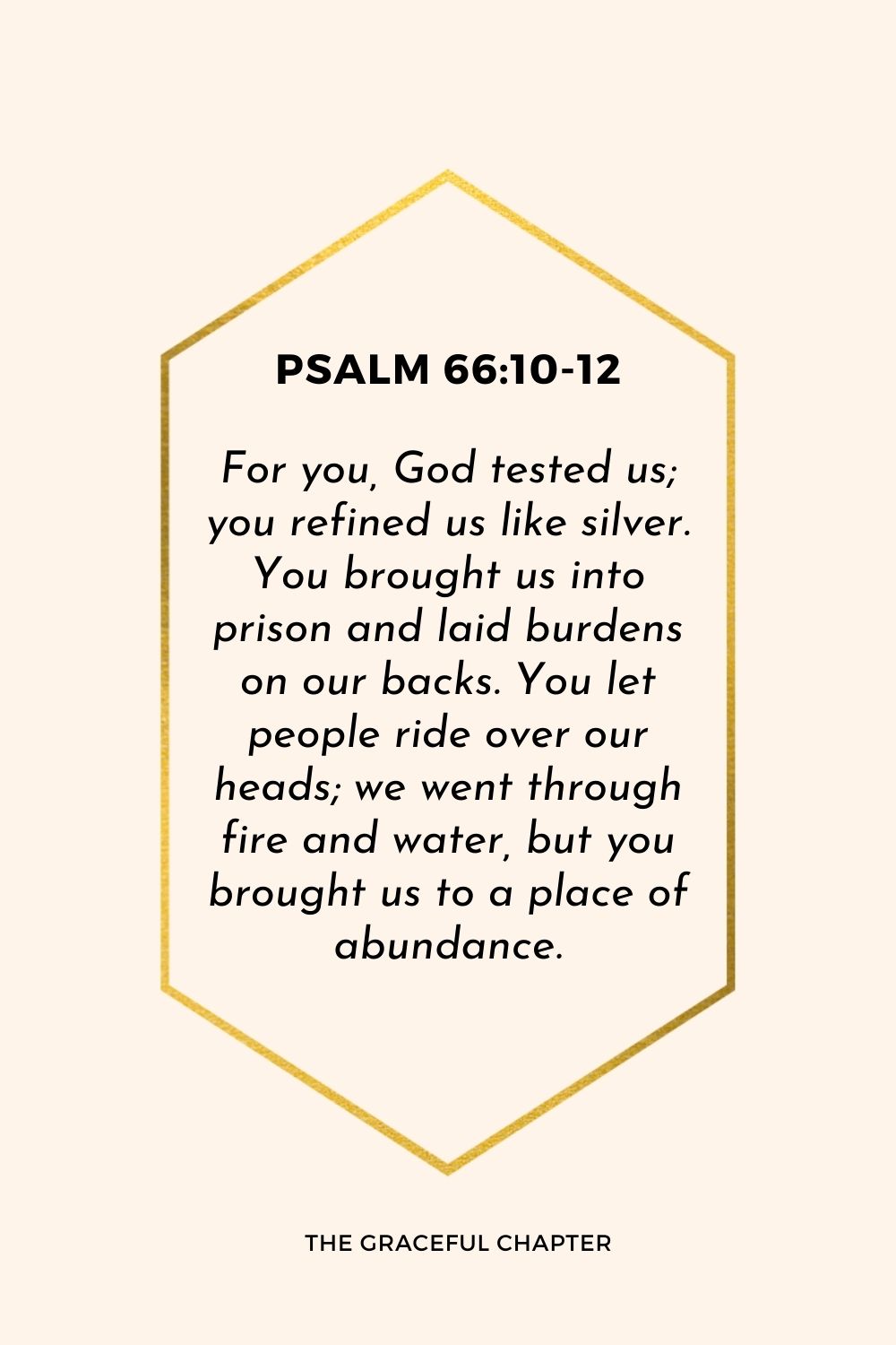 Psalm 66:10-12