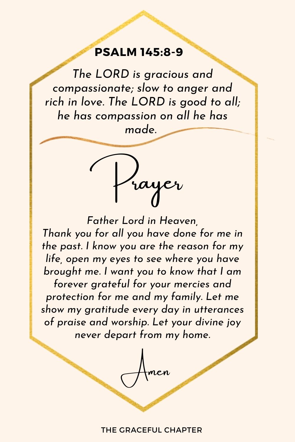 Prayer - Psalm 145:8-9