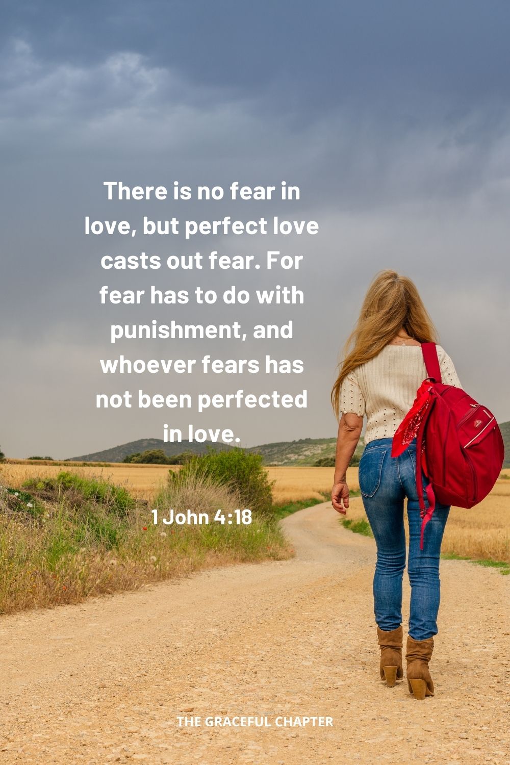 There is no fear in love, but perfect love casts out fear. For fear has to do with punishment, and whoever fears has not been perfected in love. 1 John 4:18 bible verses about confidence