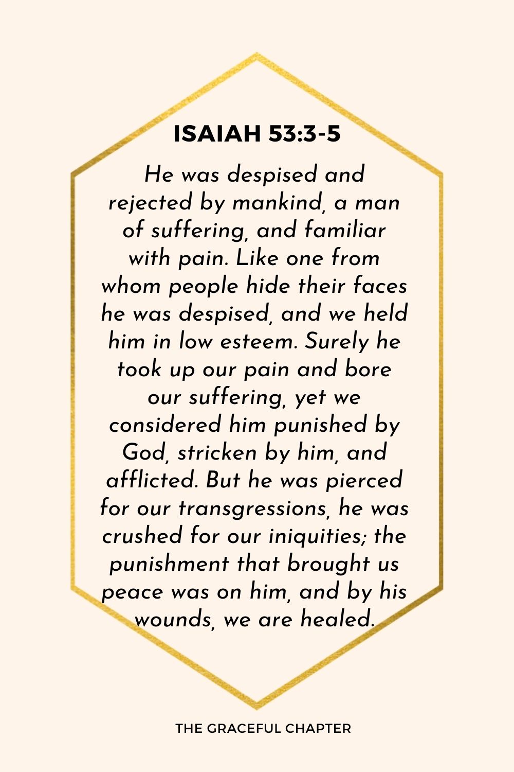 Isaiah 53:3-5