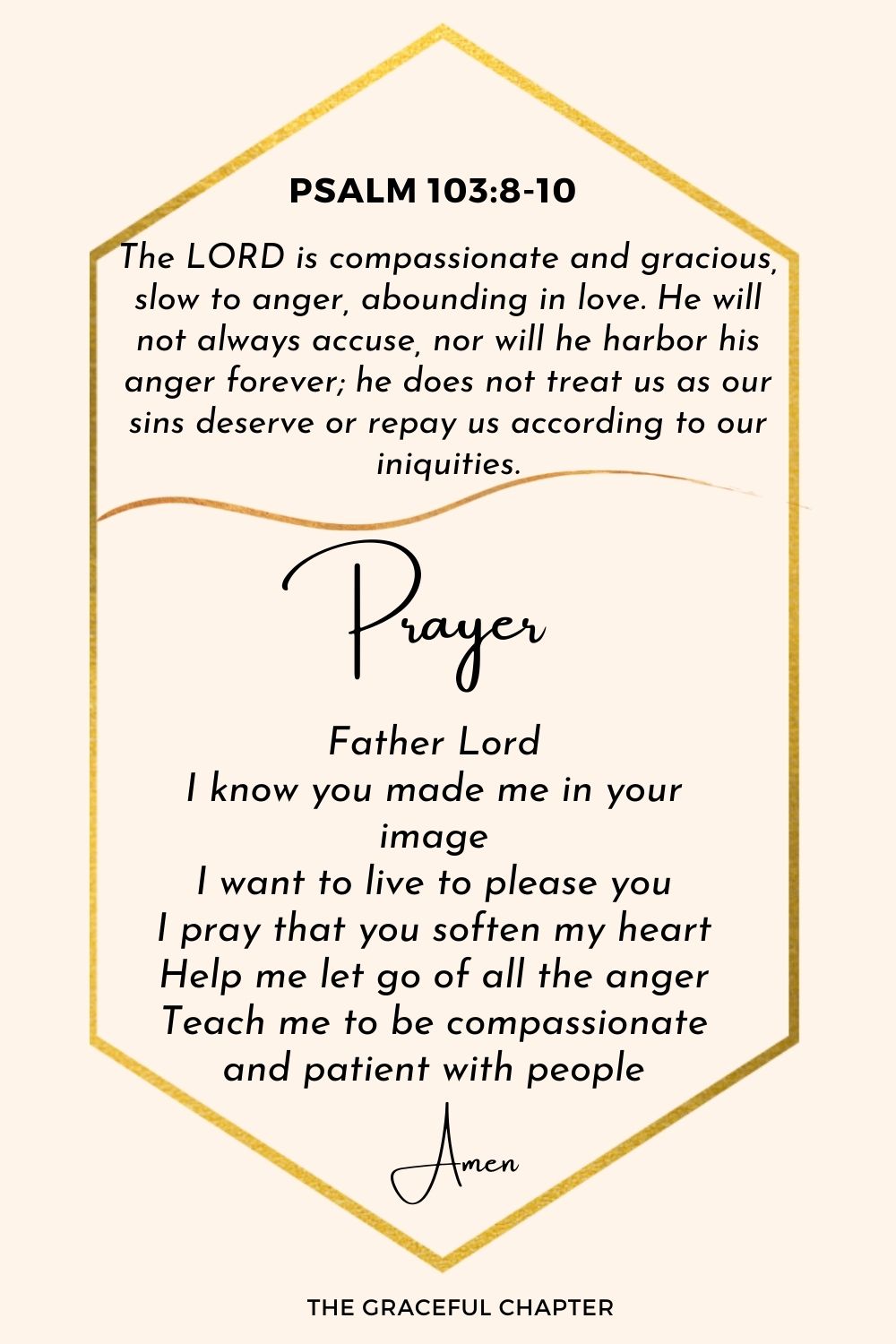 Prayer Psalm 103:8-10