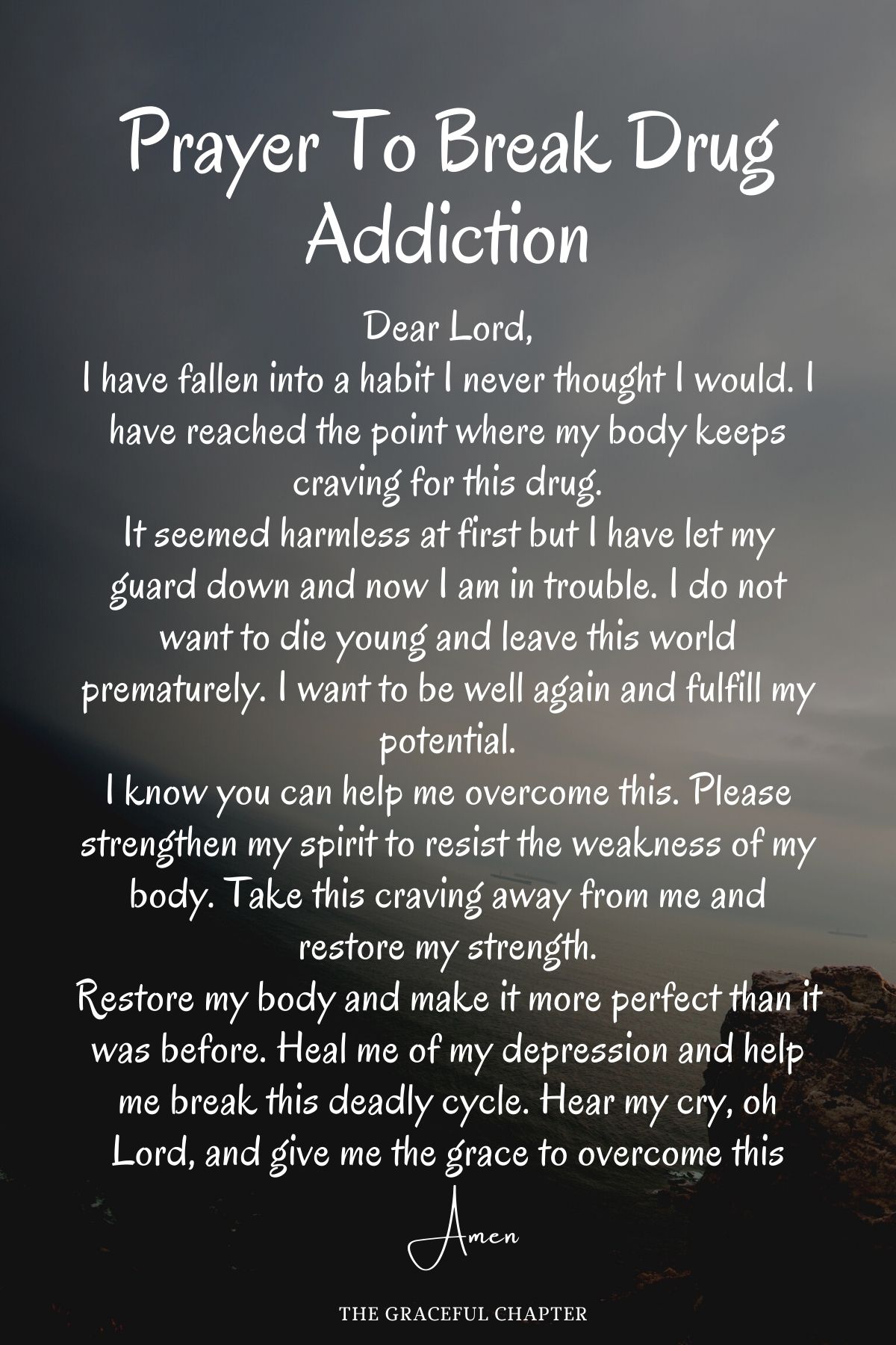 Prayers to break drug addiction