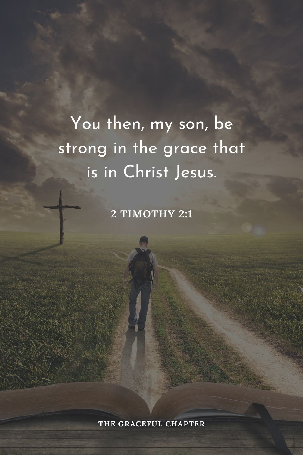 You then, my son, be strong in the grace that is in Christ Jesus.