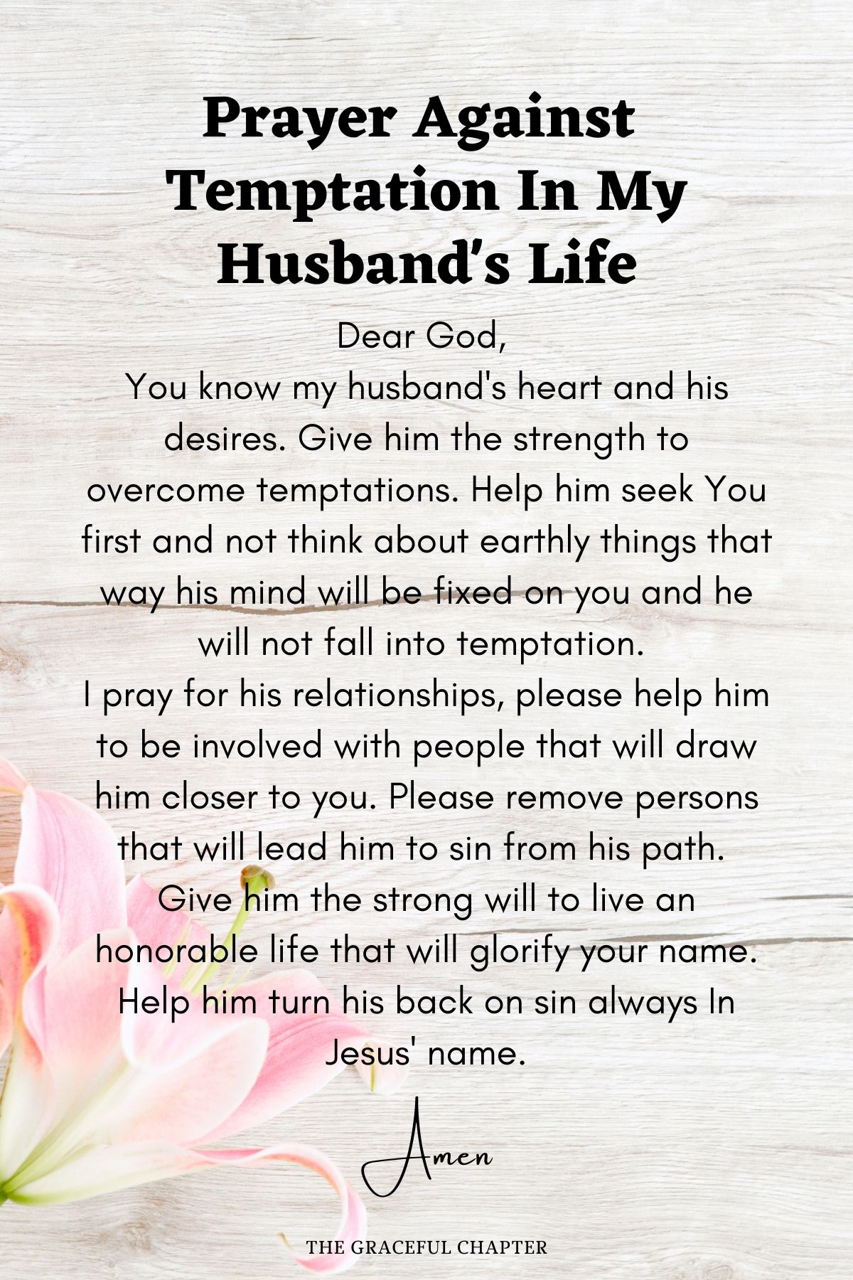 7 Important Prayer Points For Your Husband - The Graceful Chapter