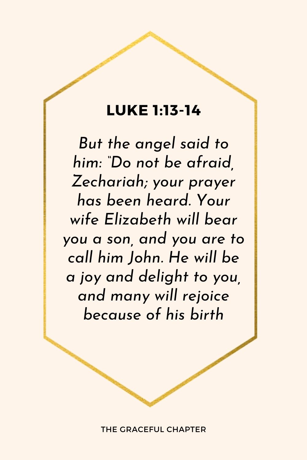 Luke 1:13-14