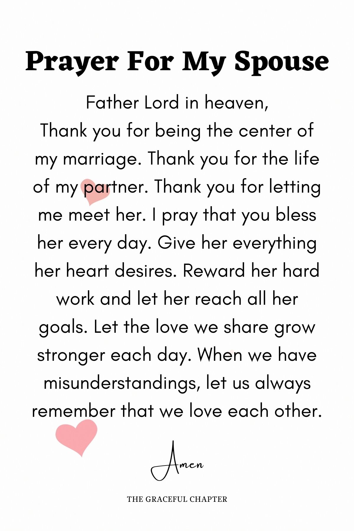 Prayer for my spouse