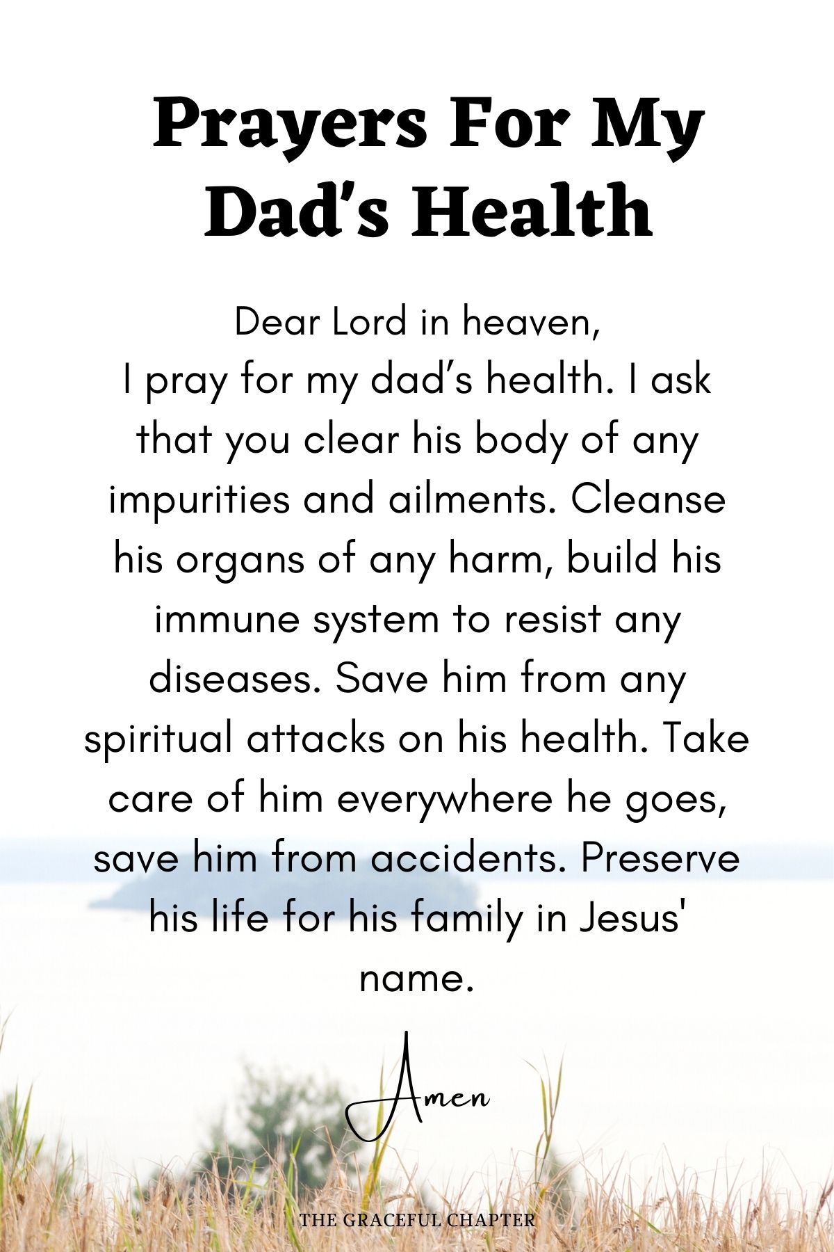 15 Inspiring Prayers For My Dad (with Free Printable) | vlr.eng.br