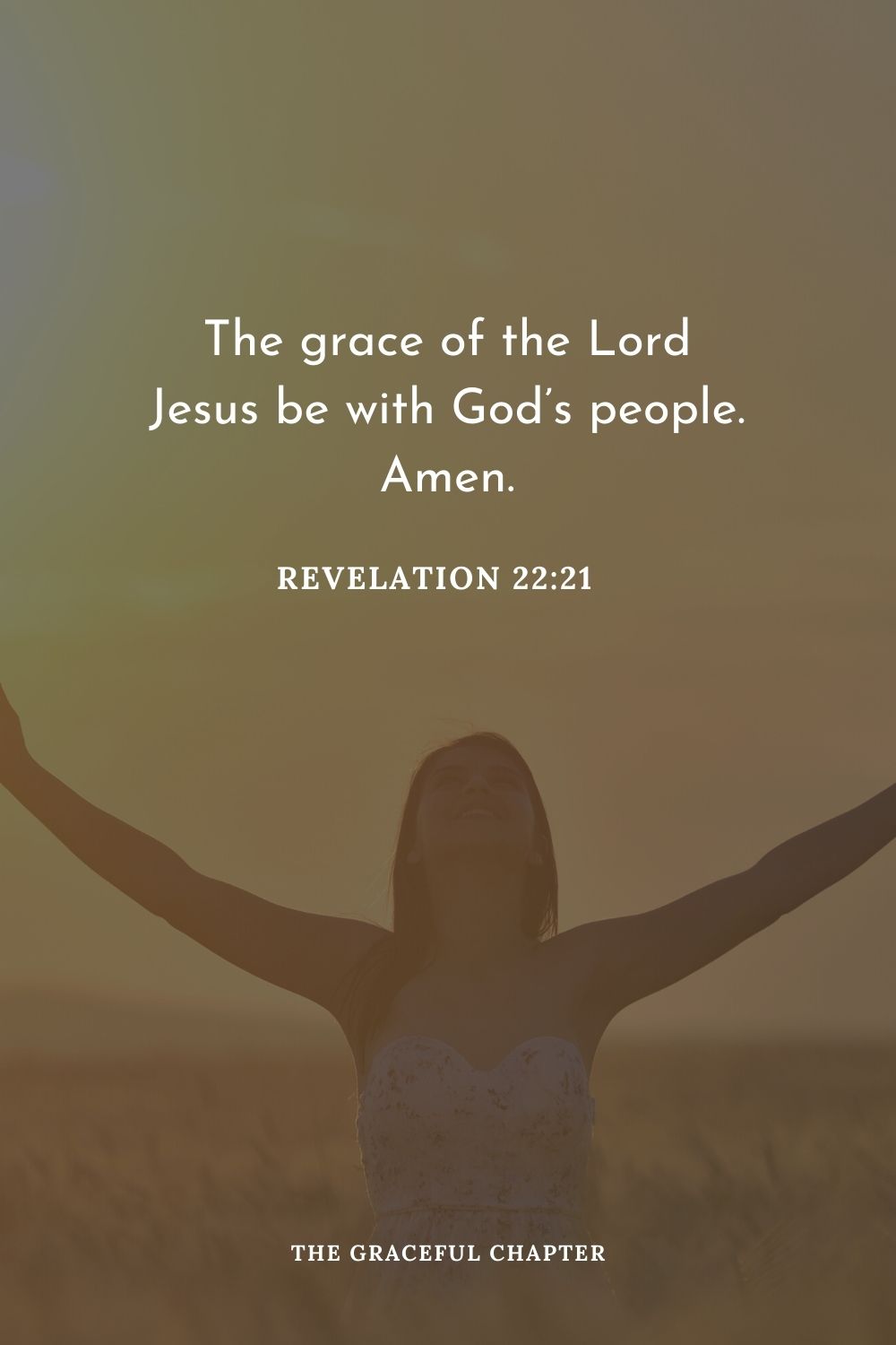 The grace of the Lord Jesus be with God’s people. Amen.