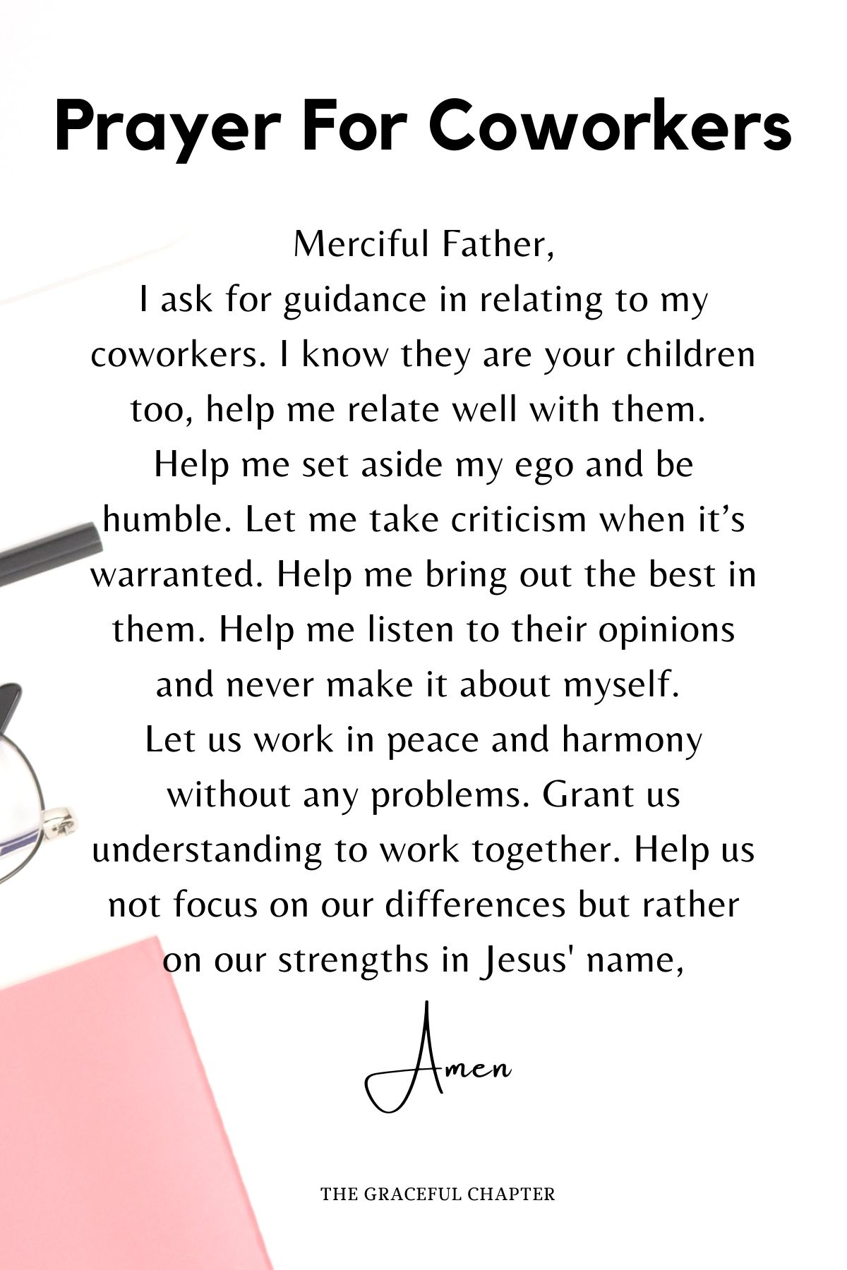 prayer for my coworkers