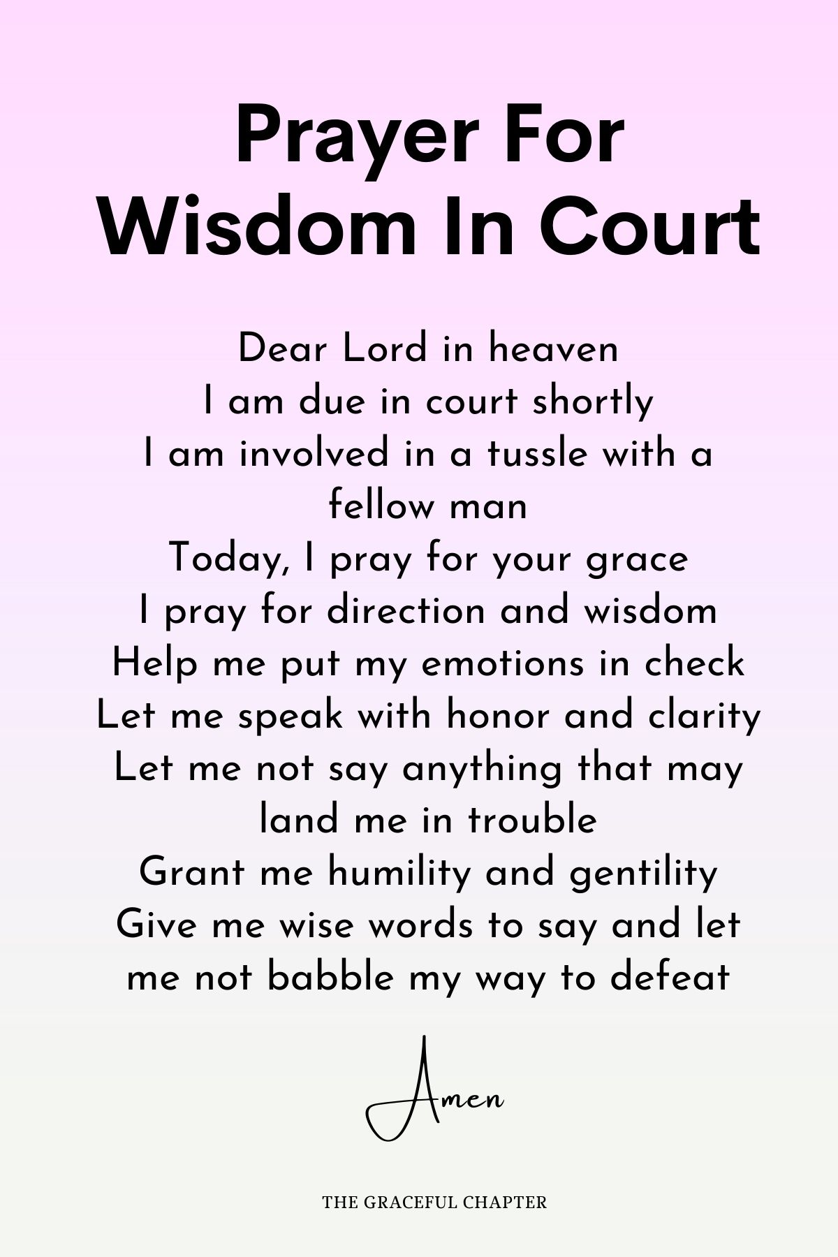 8 Hopeful Prayers For Court - The Graceful Chapter