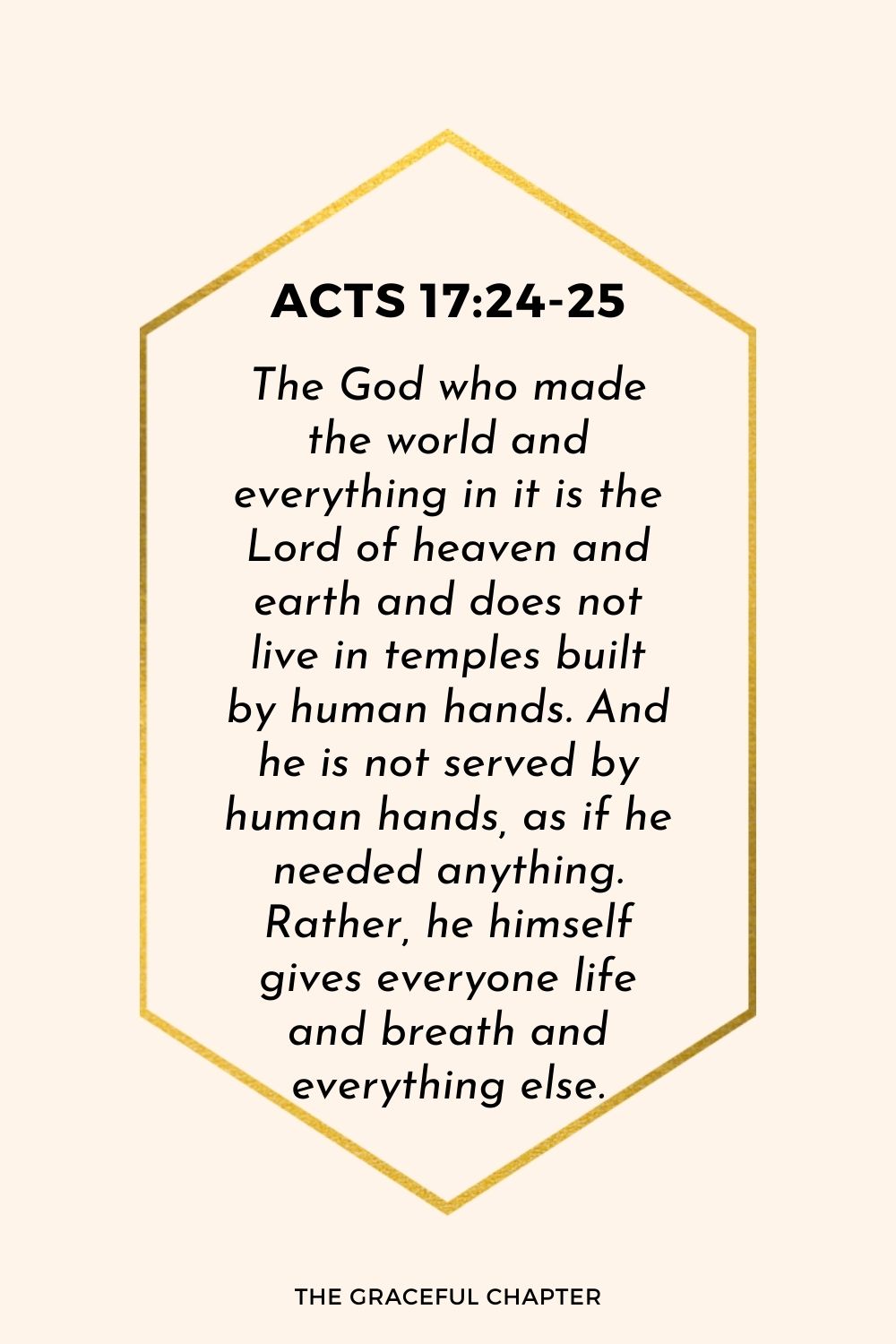 Acts 17:24-25