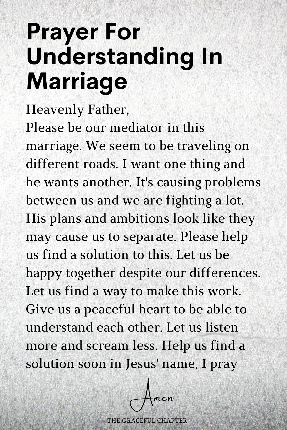 8 Prayers For Marriage Restoration - The Graceful Chapter