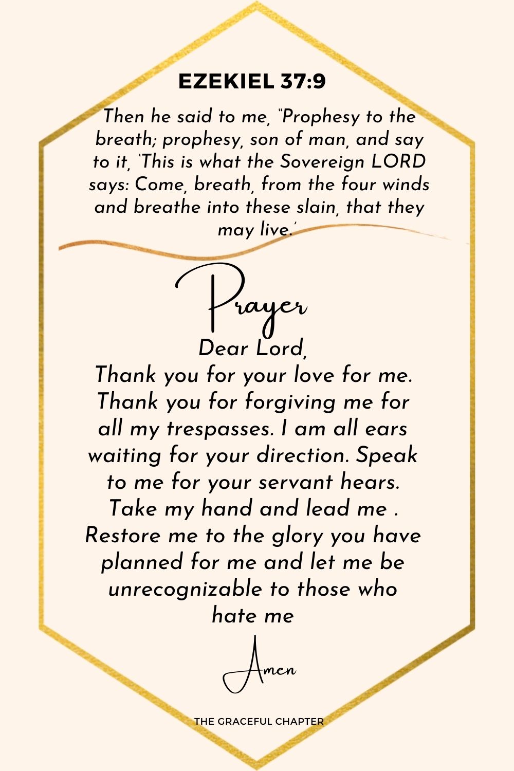 Prayer- Ezekiel 37:9 