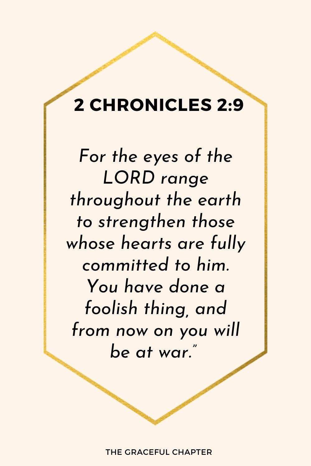 Verse – 2 Chronicles 2:9