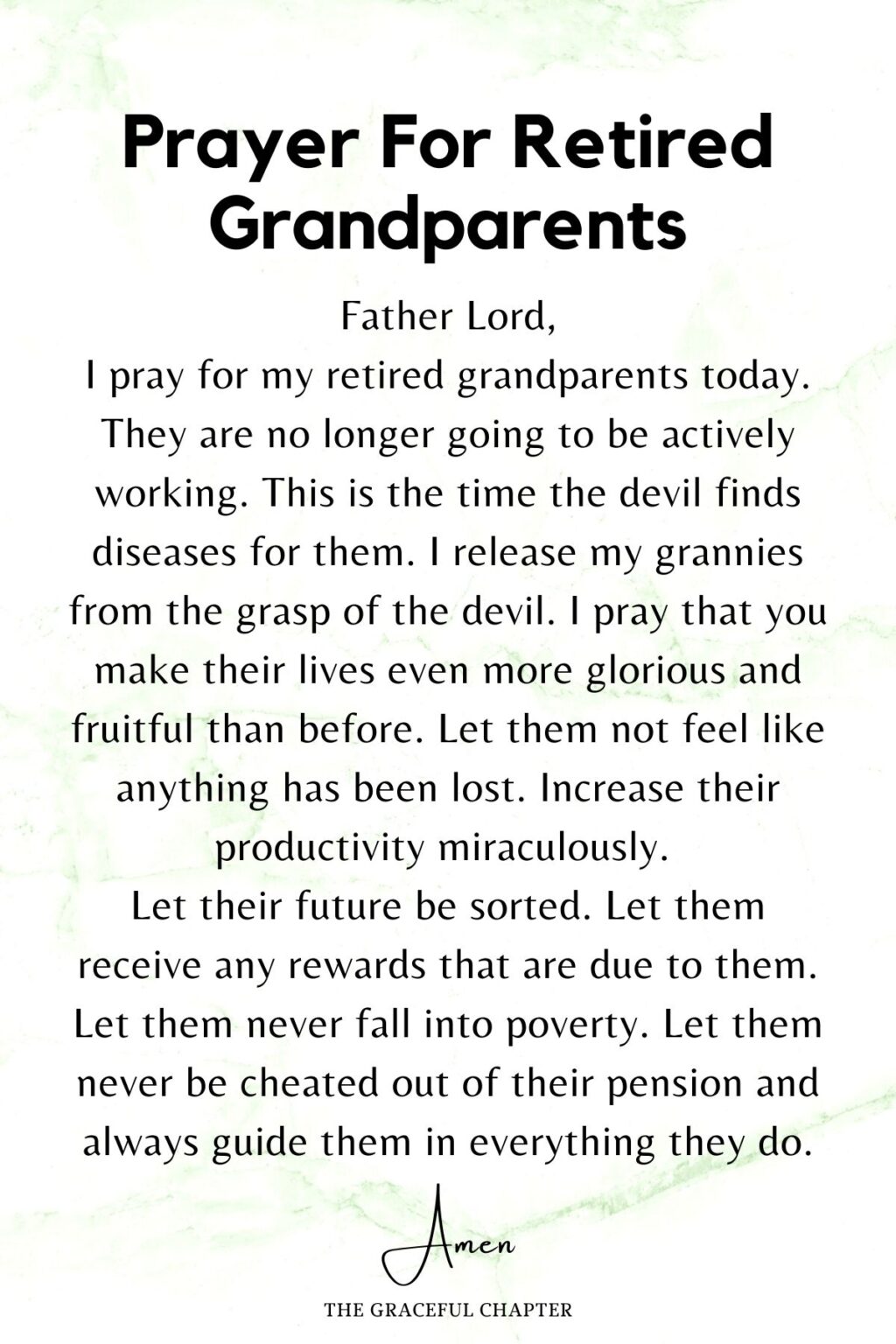 prayer for parents day celebration