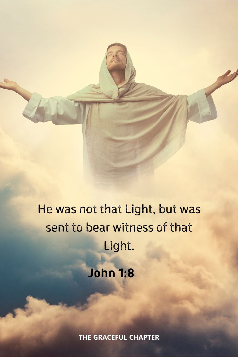 He was not that Light, but was sent to bear witness of that Light.