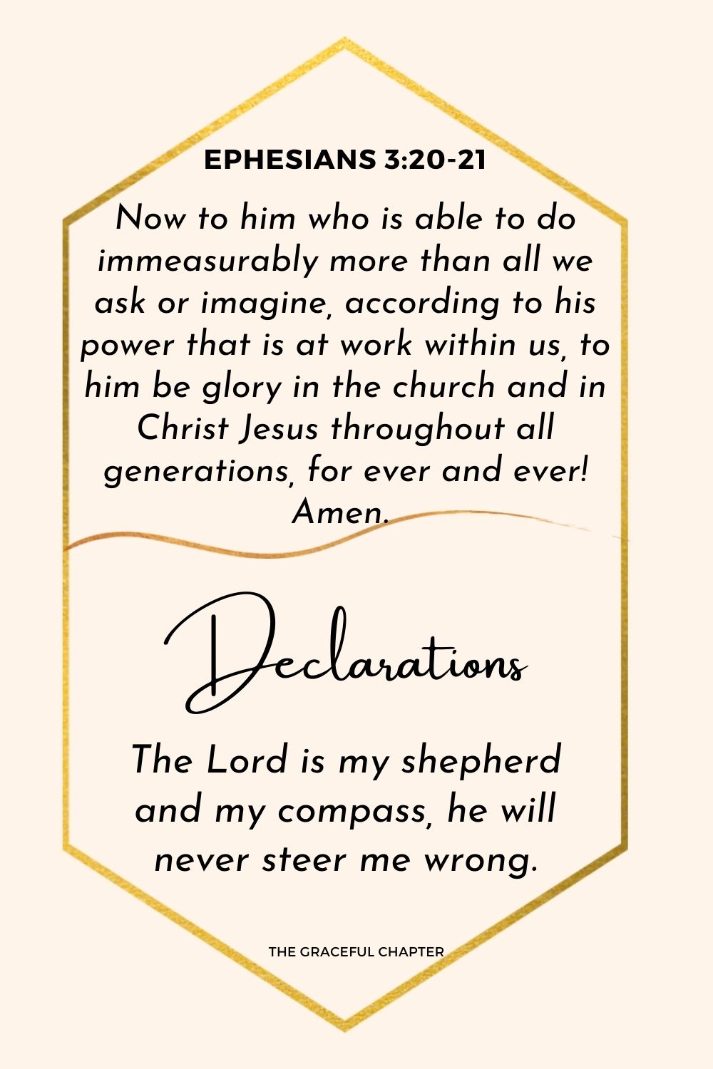 Declaration-Ephesians  3:20-21