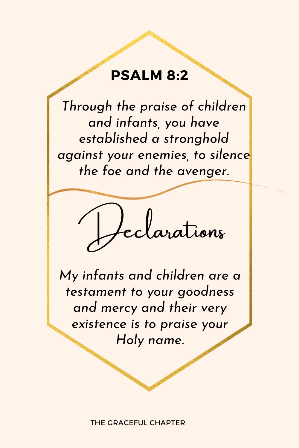 Declaration - Psalm 8:2