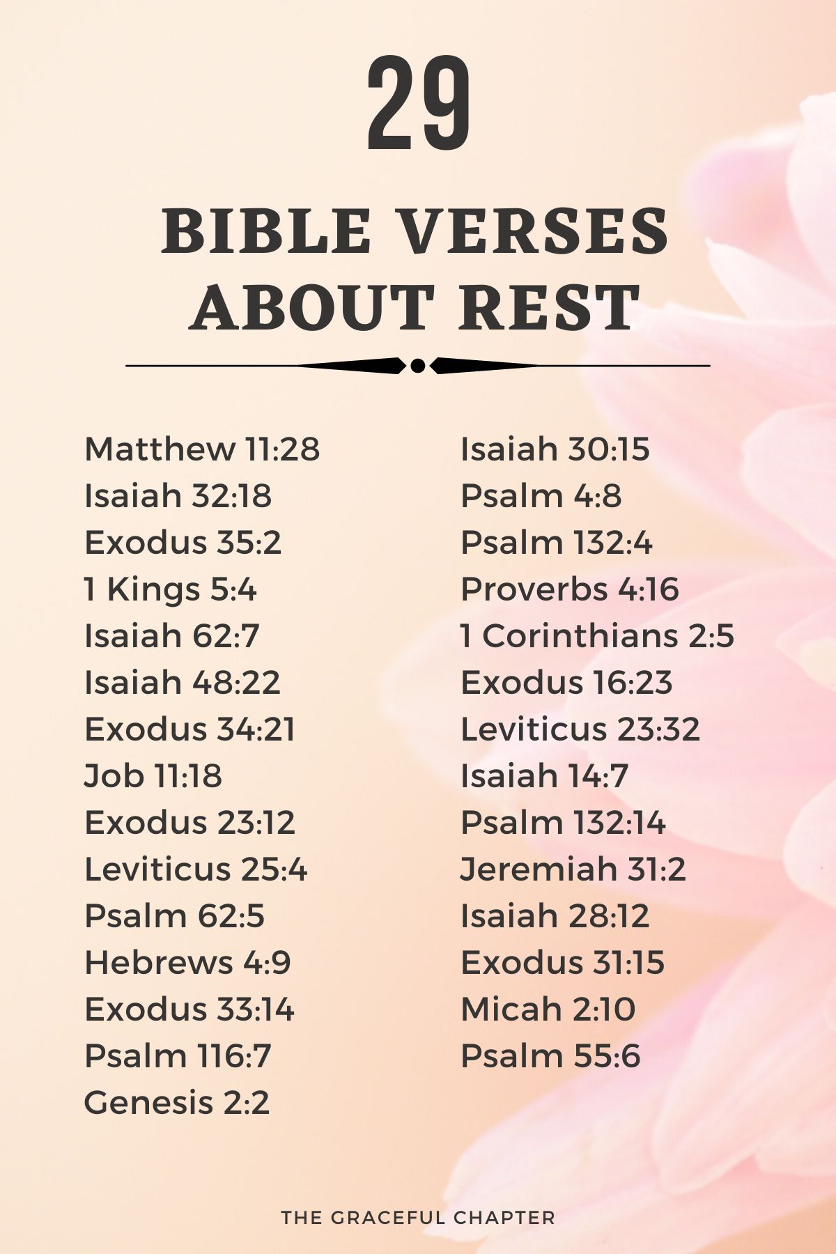 29 bible verses about rest