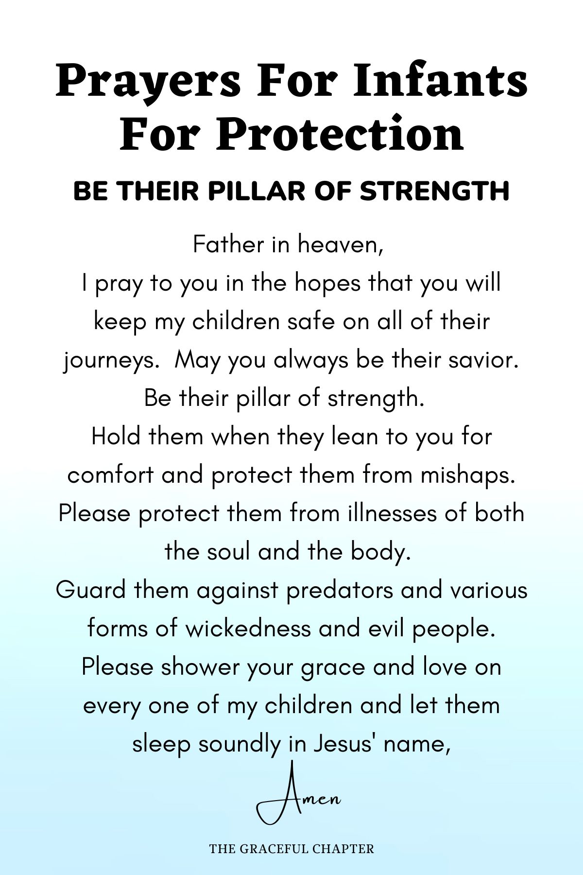 Be their pillar of strength