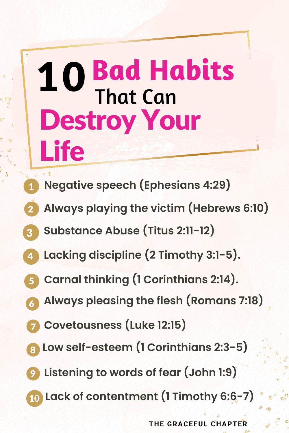10 Bad Habits That Can Destroy Your Life