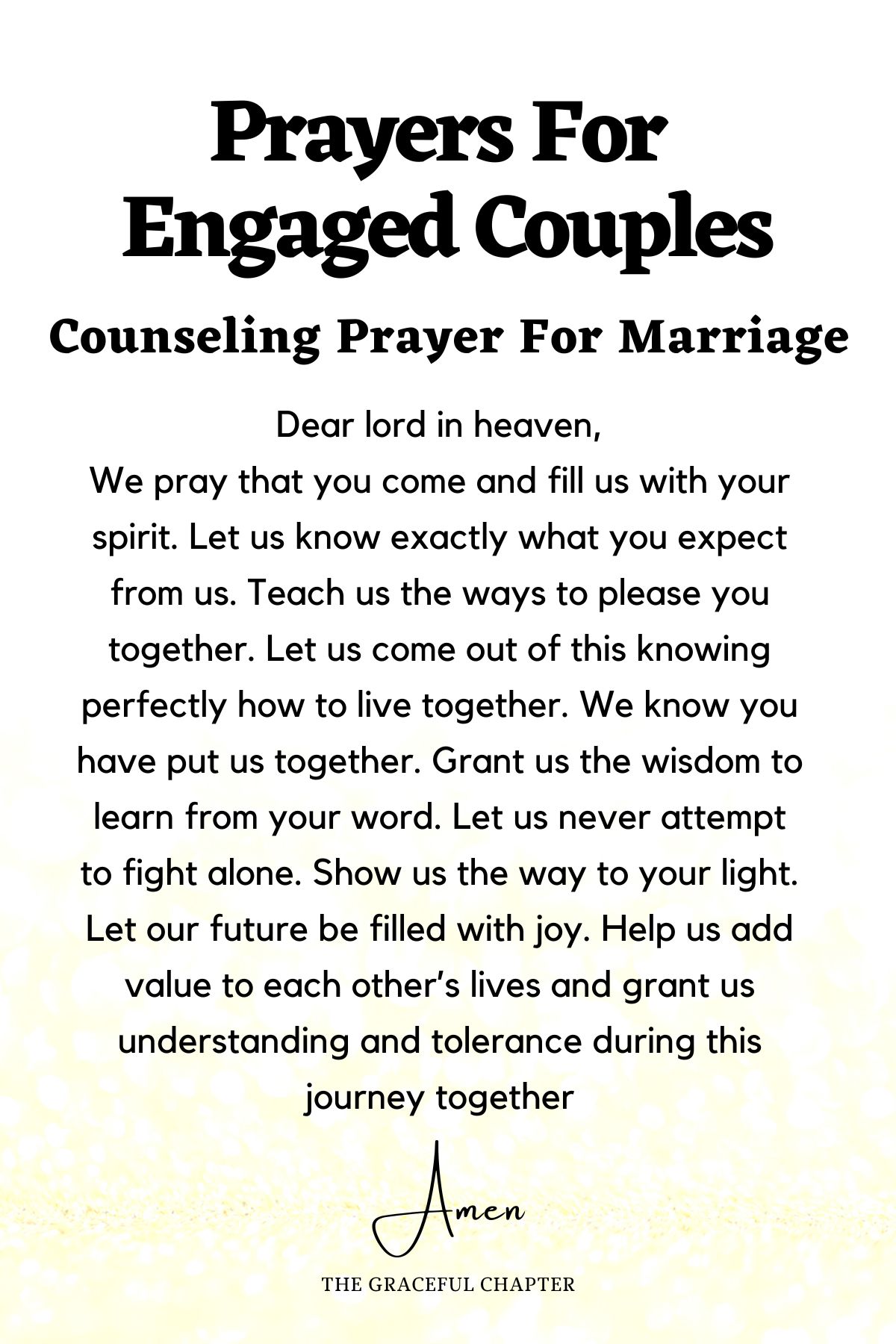  Counseling prayer for marriage