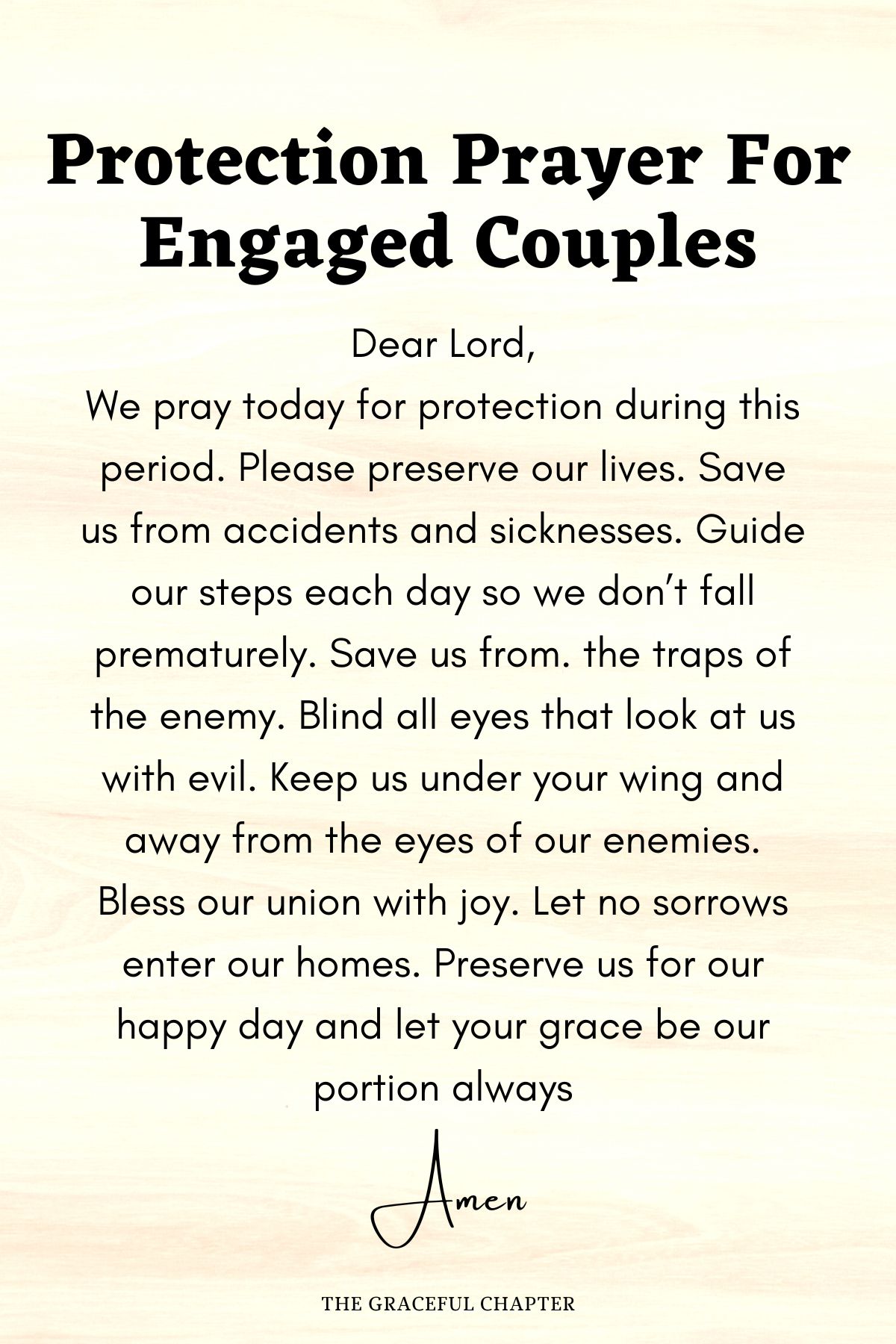  Protection prayer for engaged couples