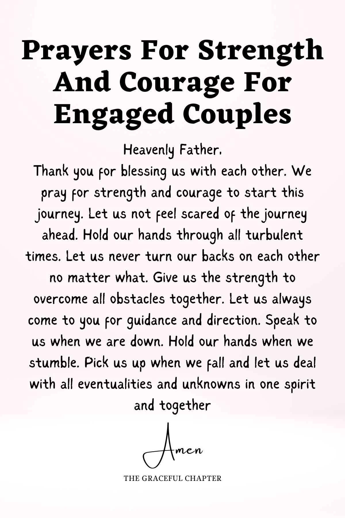 8 Important Prayers For Engaged Couples - The Graceful Chapter