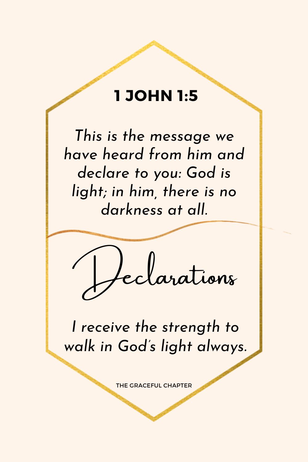 Declaration - 1 John 1:5