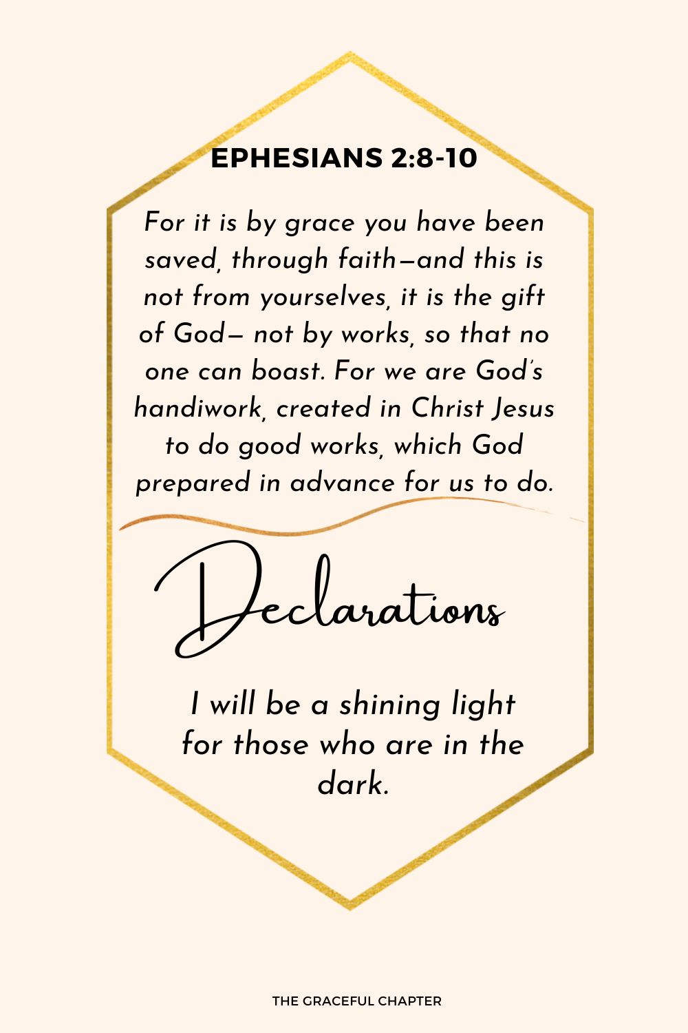 Declaration - Ephesians 2:8-10