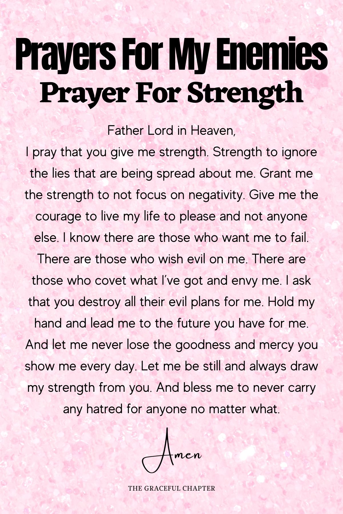 Prayer For Strength