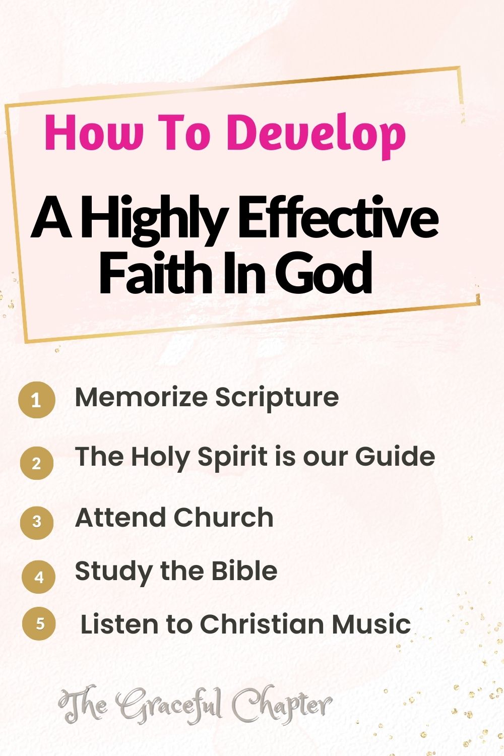 How To Develop A Highly Effective Faith In God?