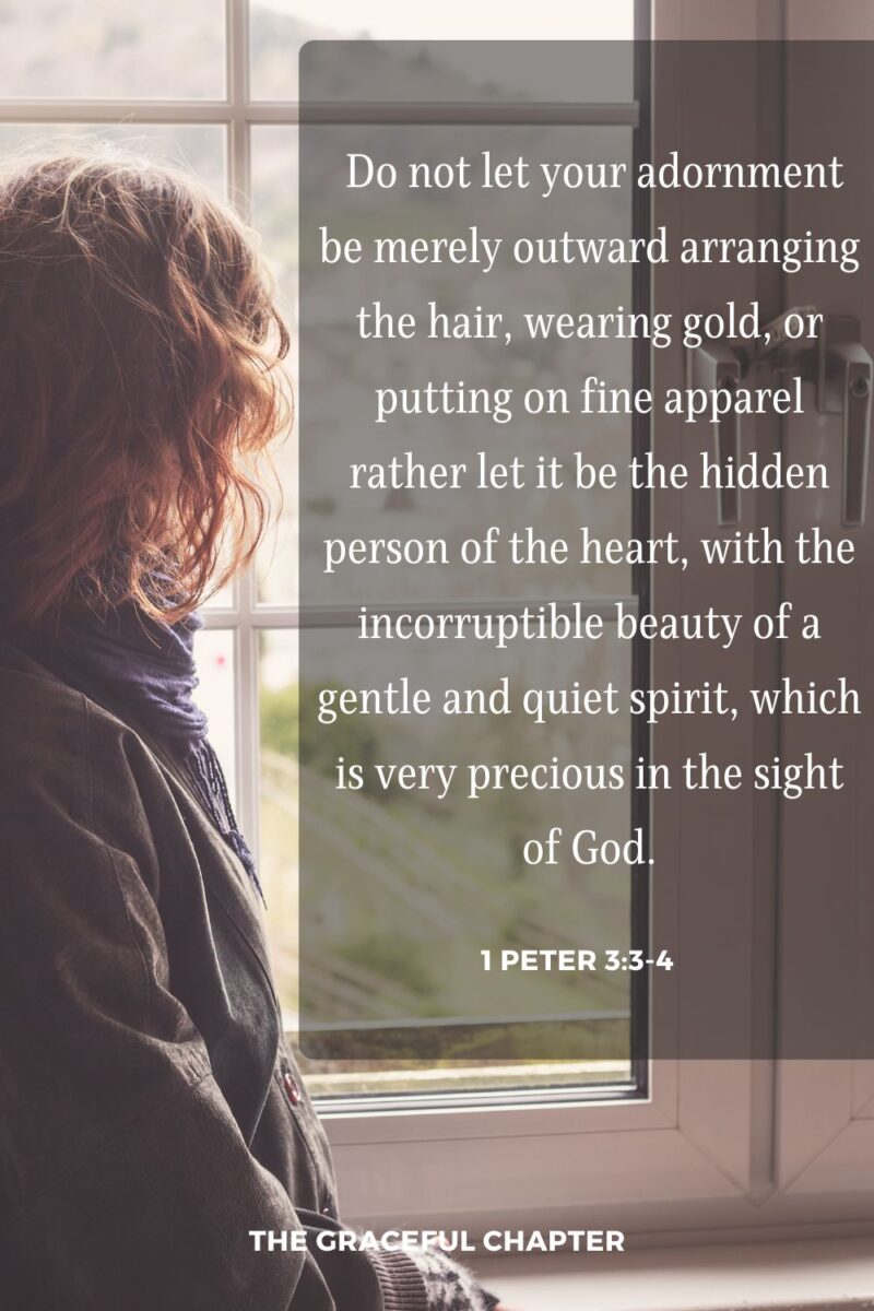 39 Bible Verses About Modesty - The Graceful Chapter