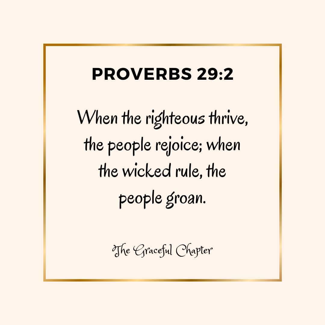 Proverbs 29:2  verse