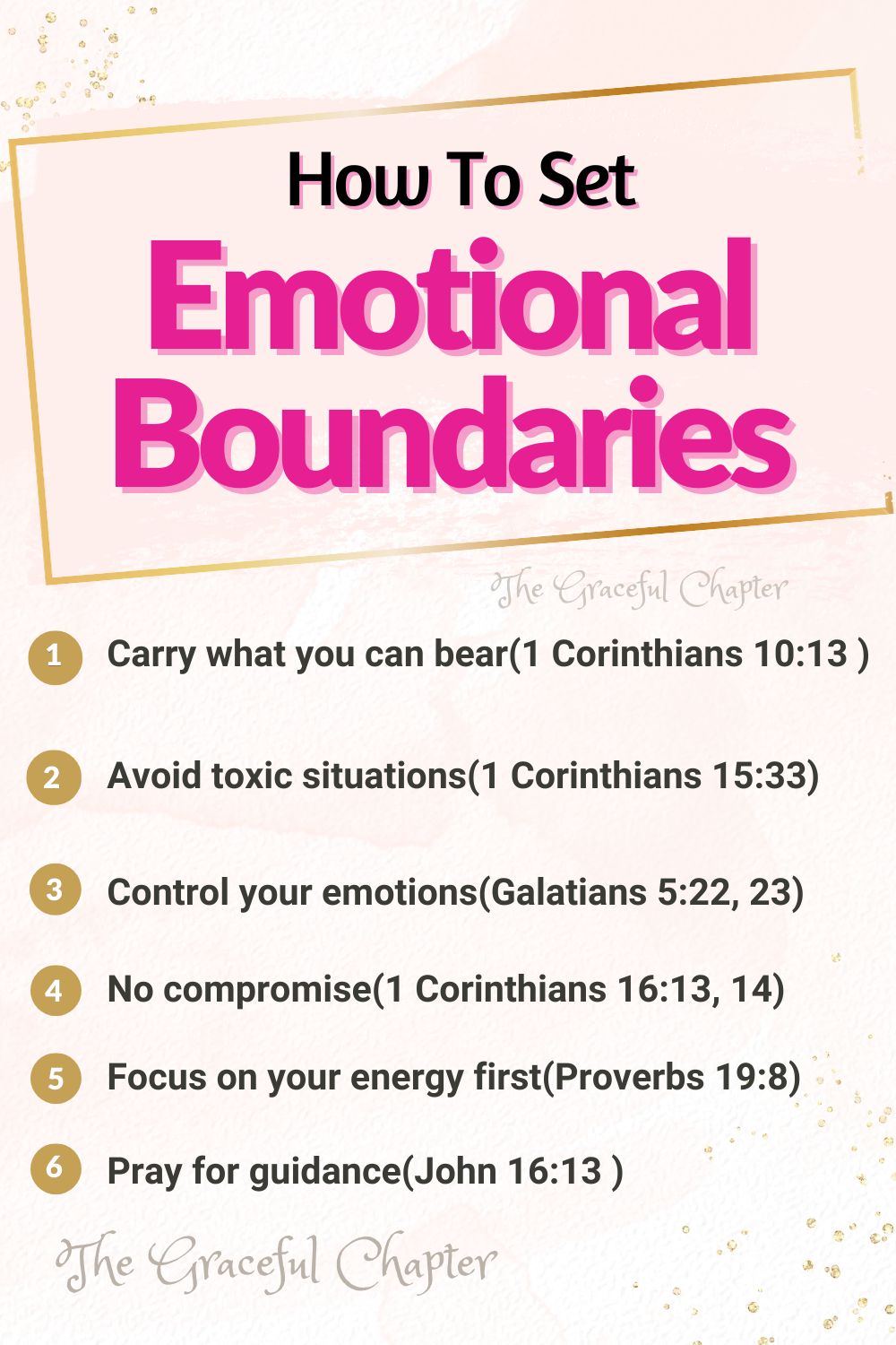 How to set emotional boundaries