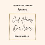 Reflections - Psalm 34:17-20- God Hears Our Cries