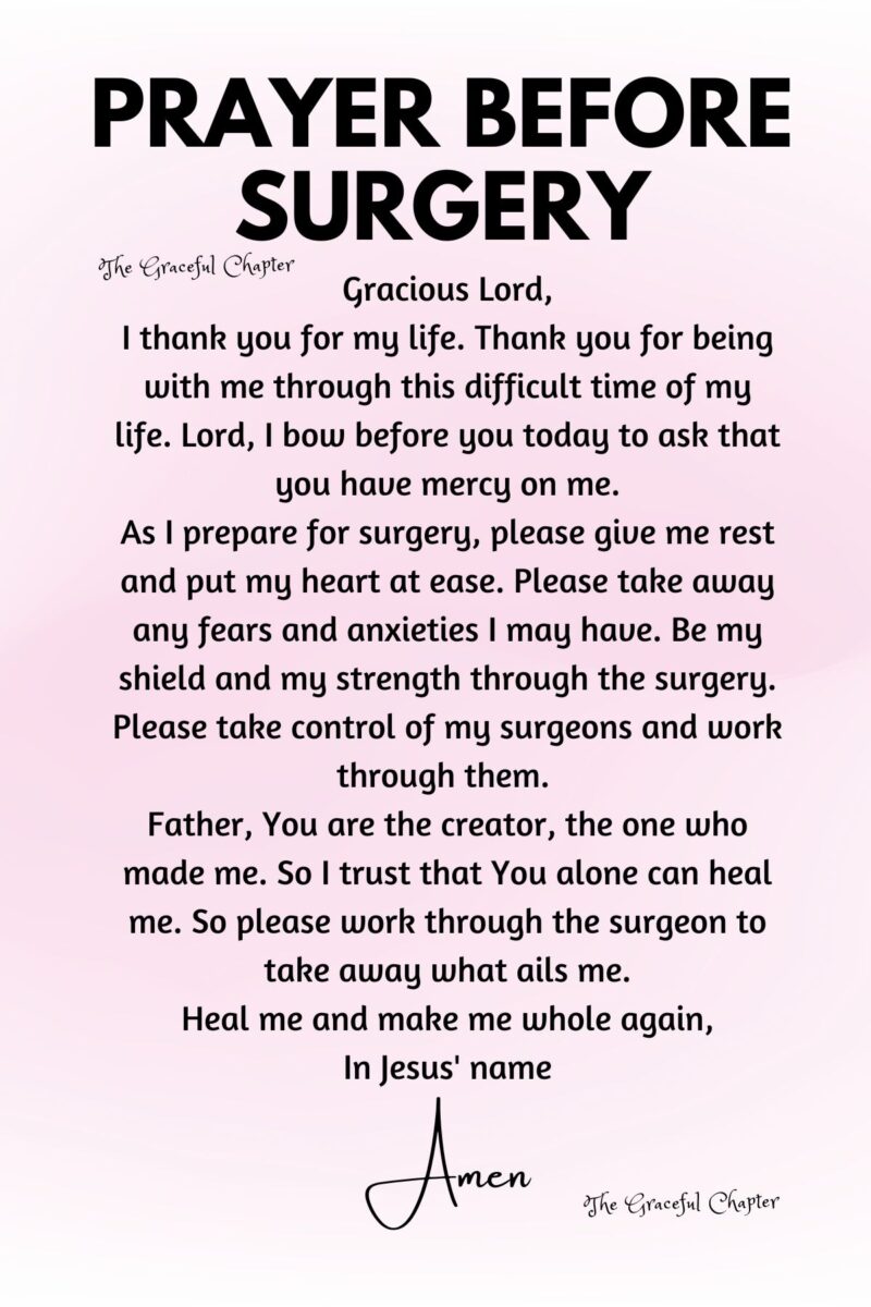 20 Short Prayers For Healing And Strength - The Graceful Chapter