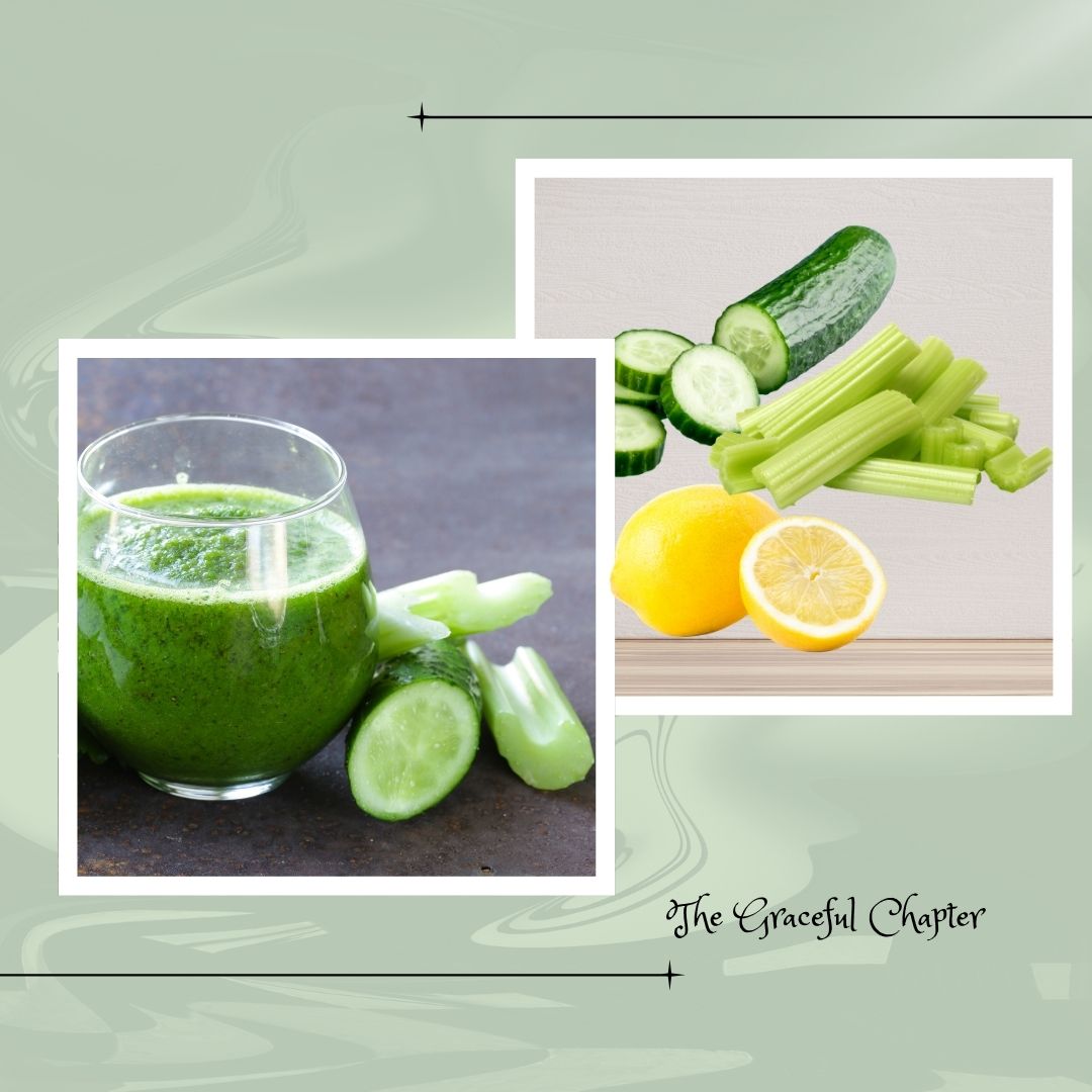 Regular Juice Cucumber And Celery Juice - The Graceful Chapter