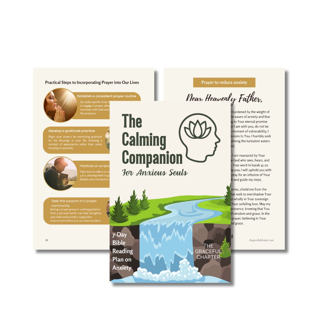 The Calming Companion For Anxious Souls - The Graceful Chapter