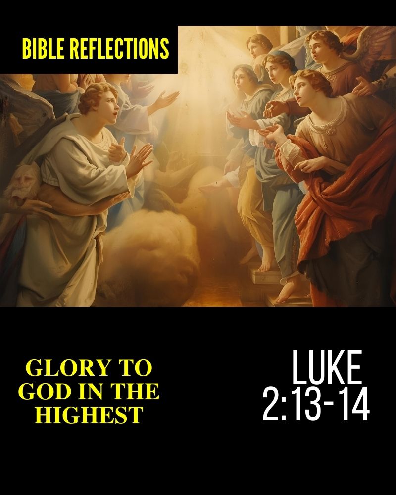 Reflections – Luke 2:13-14 – Glory To God In The Highest