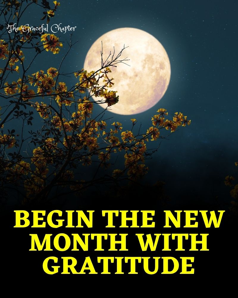 Short Thanksgiving Prayer For The New Month